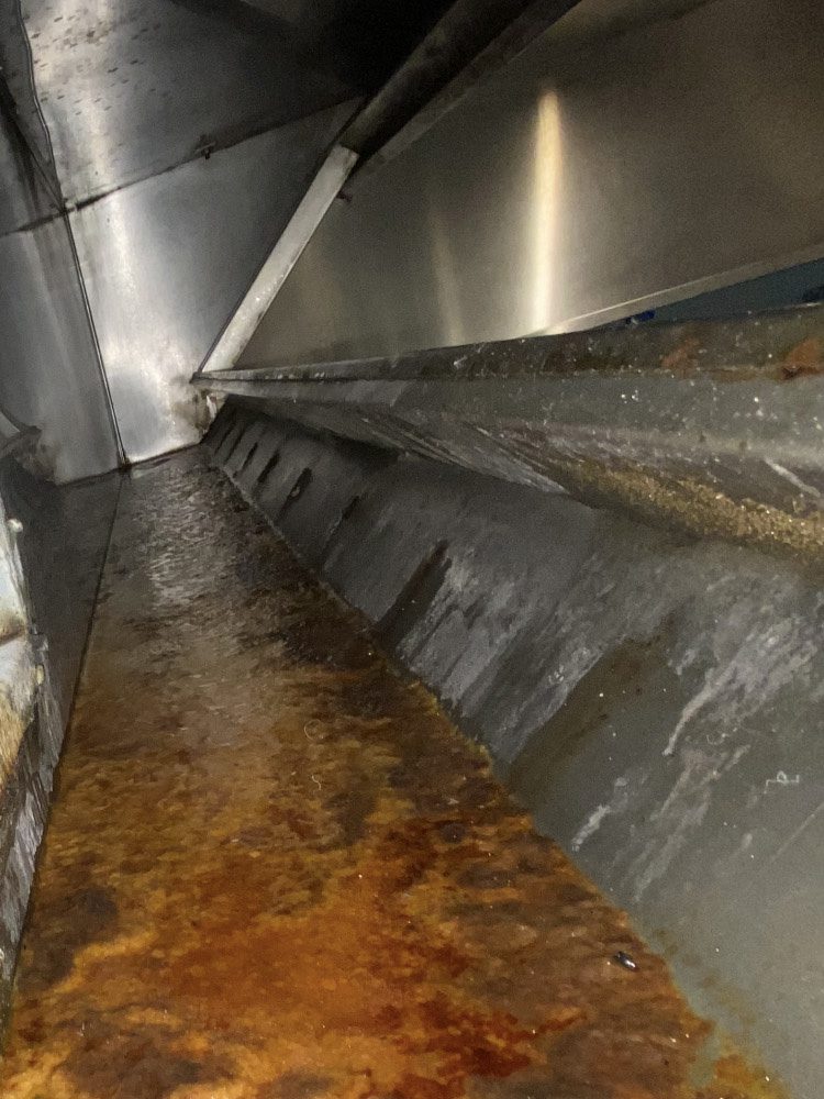 Grease build up in kitchen extract